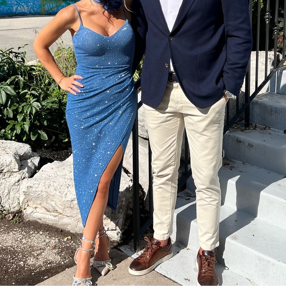 Sparkly blue cocktail dress from Honey- worn once - Picture 2 of 7